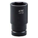 京都機械工具(KTC) 12.7mm (1/2インチ) インパクトレンチ ソケット (セミディープ薄肉) BP4M-16T