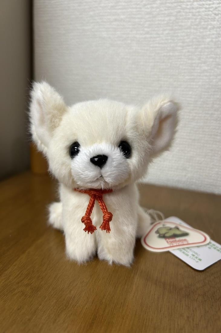 たけのこ キャンディフォンテーヌ チワワ アイボリ ー ぬいぐるみ 48232