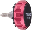 TRUSCO(トラ スコ) ラチェットドライバー(ミニタイプ)レッド 38mm TRD-38R