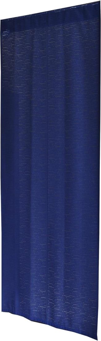 のれん 暖簾 日本製 防炎 業務用 無地 シンプルレースの防炎のれん 【モンド】 ネイビー (約85cm幅×170cm丈)