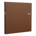 ナカバヤシ セ ラピーカ ラー 縦写真収納 6面ポケットアル バム TCPK-6TL-240-WS ウォームブラウン