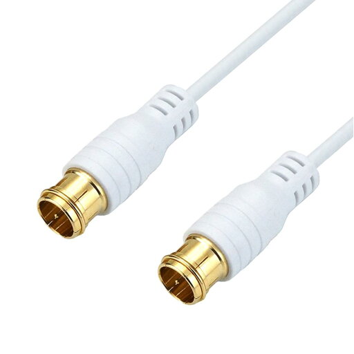 ホーリック 極細アンテナケーブル S-2.5C-FB同軸 1m 【4K8K放送(3224MHz)/BS/C S/地デジ/CATV 対応】 ホワイト 両側差込式コネクタ AC10-797WW ホーリック 極細アンテナケーブル S-2.5C-FB同軸 1m 【4K8K放送(3224MHz)/BS/C S/地デジ/CATV 対応】 ホワイト 両側差込式コネクタ AC10-797WW