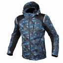KOMINE バイク用 ジャケット プロテクトフルメッシュパーカ J K-135 1212 春夏向け CE規格レベル2 メッシュ素材 プロテクター 07-135 メンズ Plaid Navy 3XL(2)
