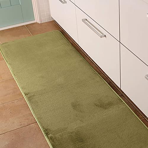 布団と寝具専門店カ ラーズ 低反発キッチンマット グリ ーン 60×240cm A717-TH240KMAT-GR