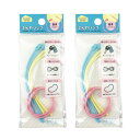 サンケーキコム ふんわリング パステル カ ラー M 6本入 2パック SIL-P120-2P(3)
