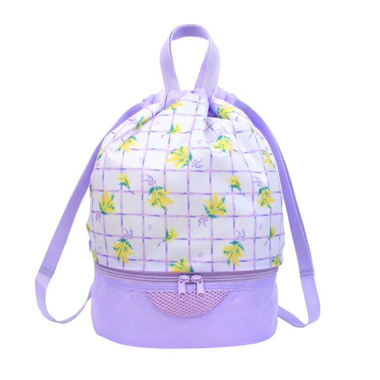 【高波】2WAYボンサック ミモザ パープル