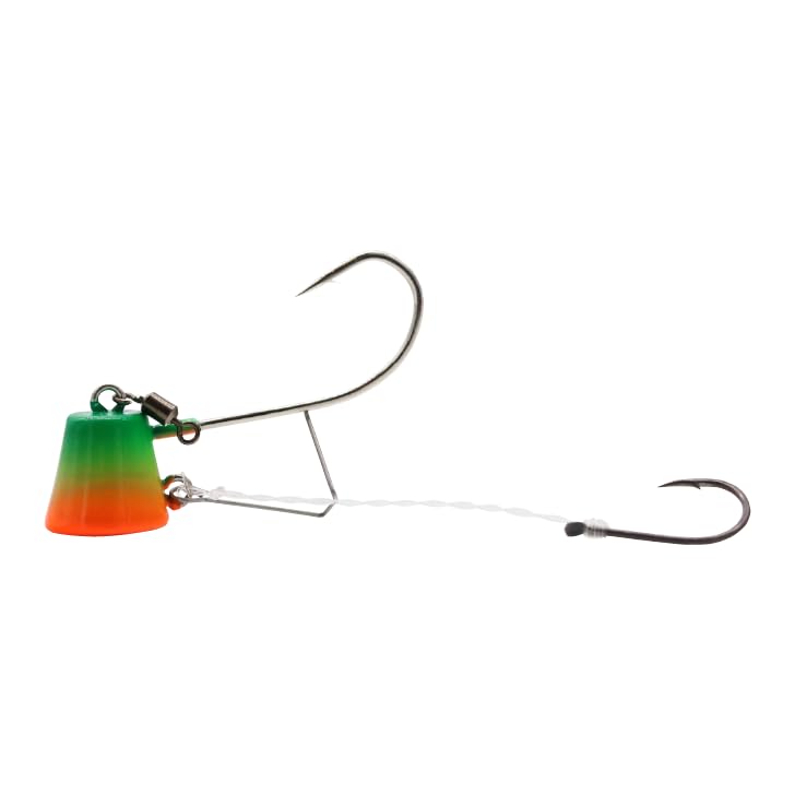 ハヤブサ(Hayabusa) 無双真鯛 貫撃テンヤII 8号 4.UVトリプルチャート SE113