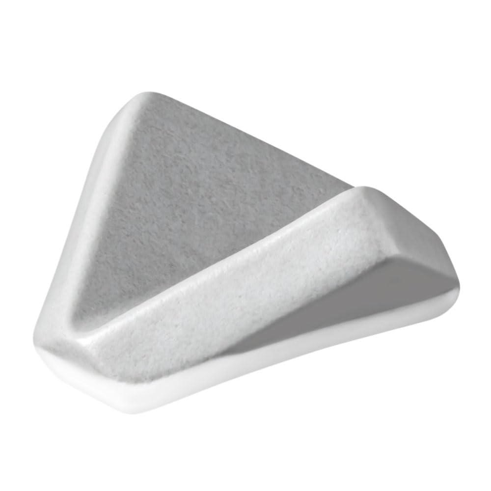 アンドエヌイー(＆NE) 美濃焼 箸置き 菱 ハレとケ 鼠 幅3cm×奥行3cm×高さ1.5cm 日本製 磁器 カトラリ ーレスト 食洗機対応 縁起の良い形 お箸が転がらない おしゃれ シンプル 1個 NAW-385-GY