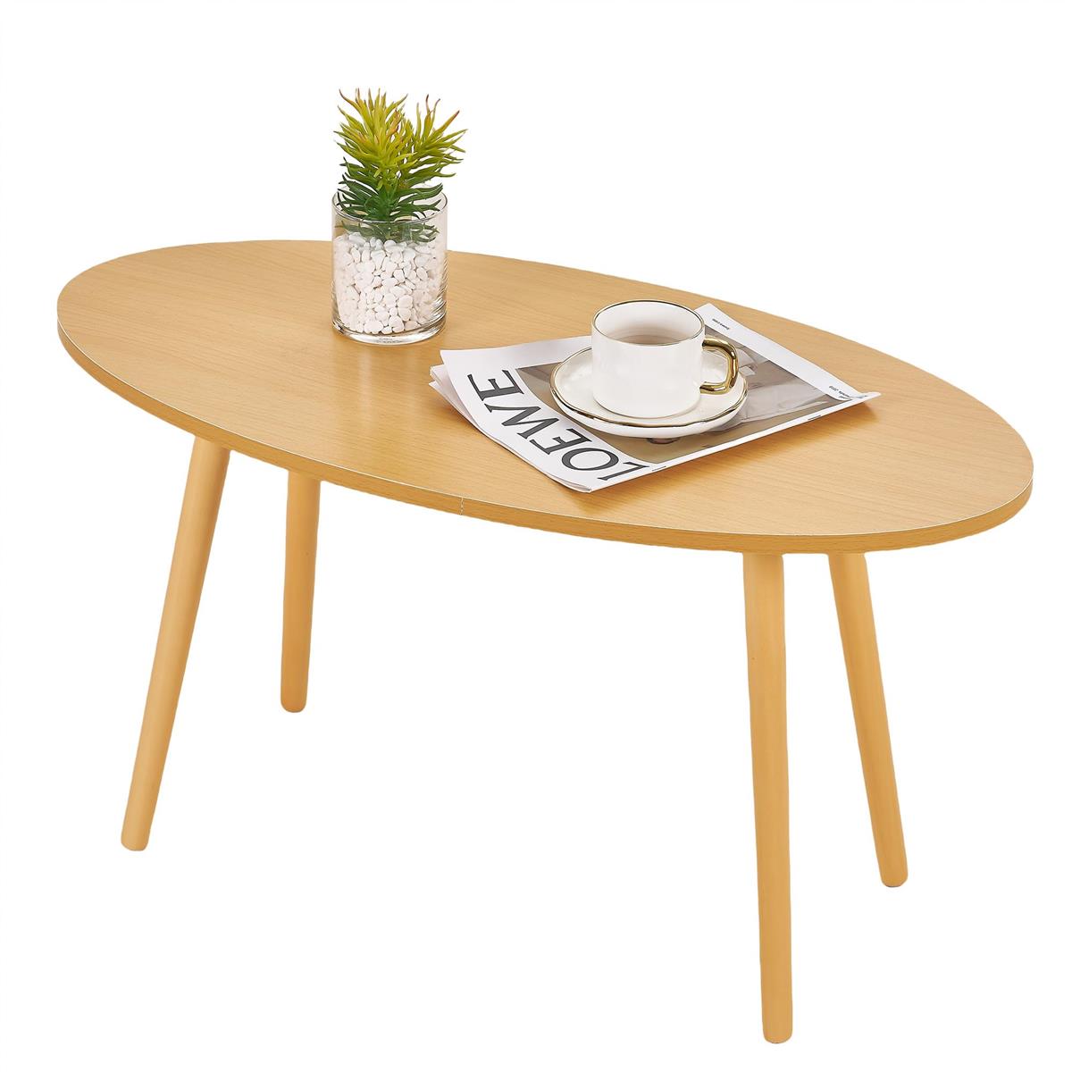 VECELO ローテーブル 幅100x奥行き50x高さ42CM リビングテーブル コーヒーテーブル 組立簡単 省スペース 一人暮らし 北欧 シンプル おしゃれ