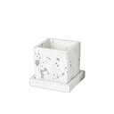 ダルトン(Dulton) 園芸用品 ソリッド プランター キューブ ラフグレー Sサイズ 底穴あり SOLID PLANTER CUBE RO UGH GRAY...