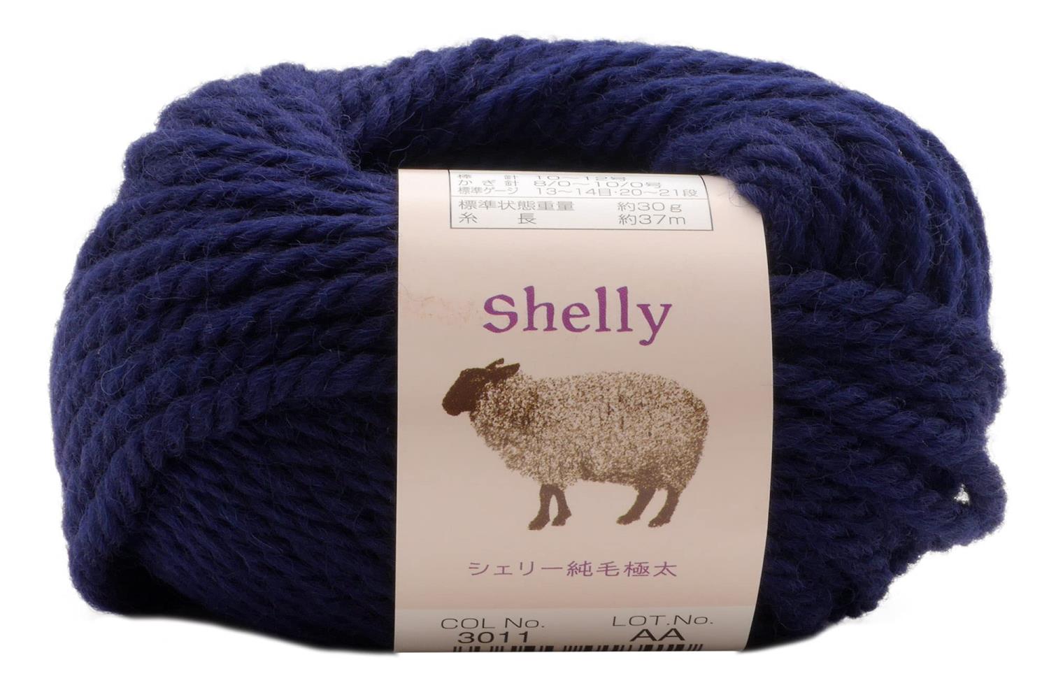 元廣(Motohiro) スキー 手編み毛糸 シェリ ー純毛極太(10玉セット) Col.3011