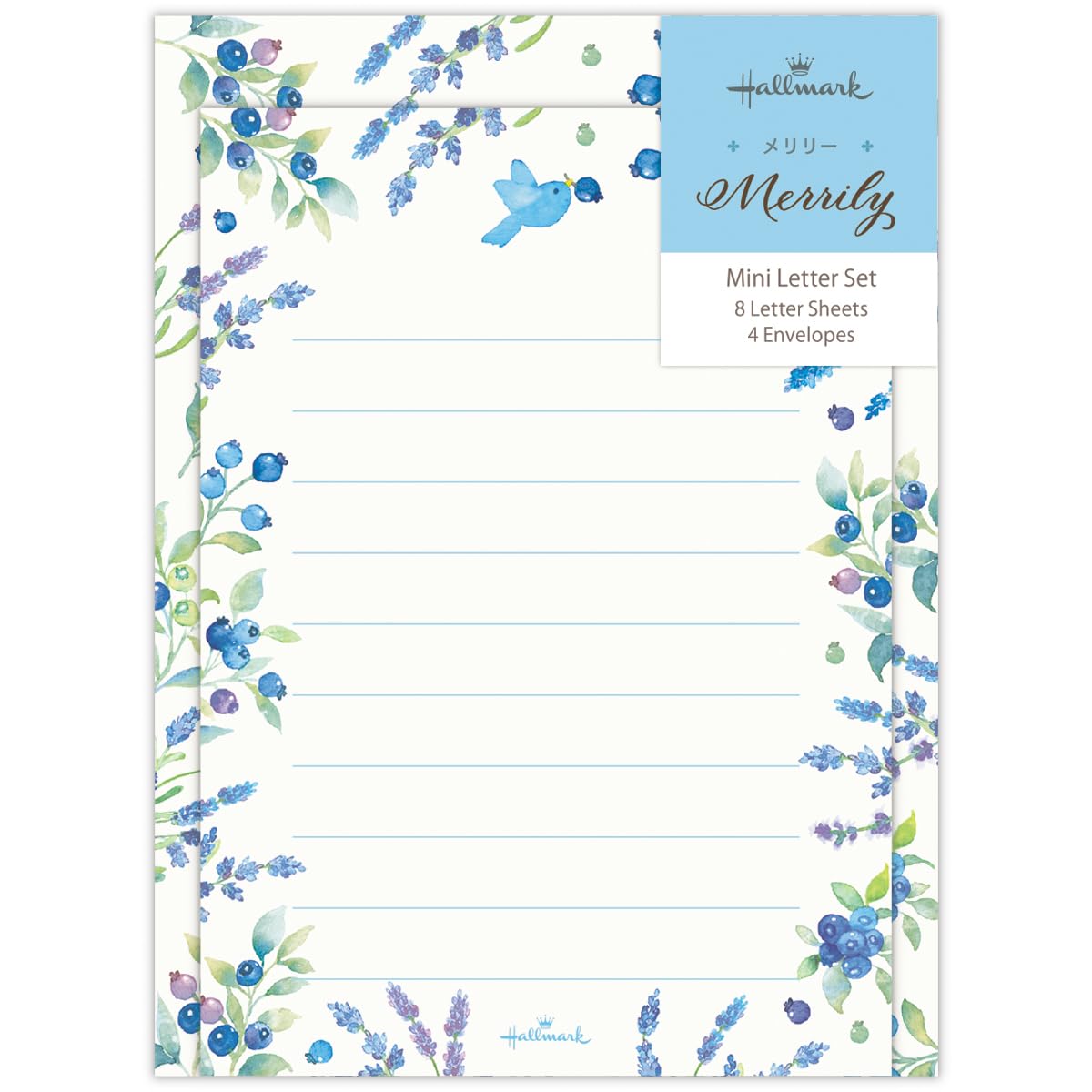 ホールマーク レターセット ブルー 844-790