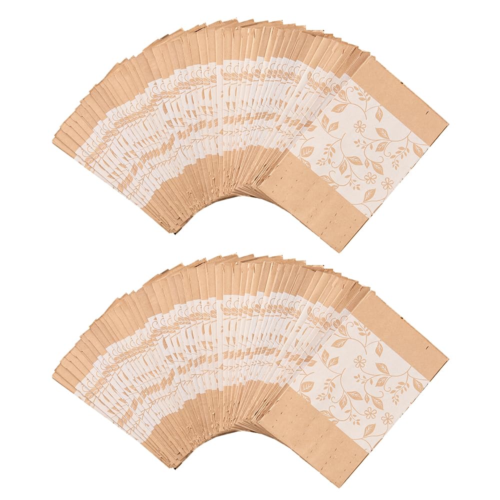 アイメディア(Aimedia) 水切り袋 使い捨て 100枚入 コンパクトサイズ 日本製 防水紙 三角コーナー ゴミ袋 紙袋 シンク 流し 生ゴミ 自立式 水切り袋しぼってポイ エレガ ント柄