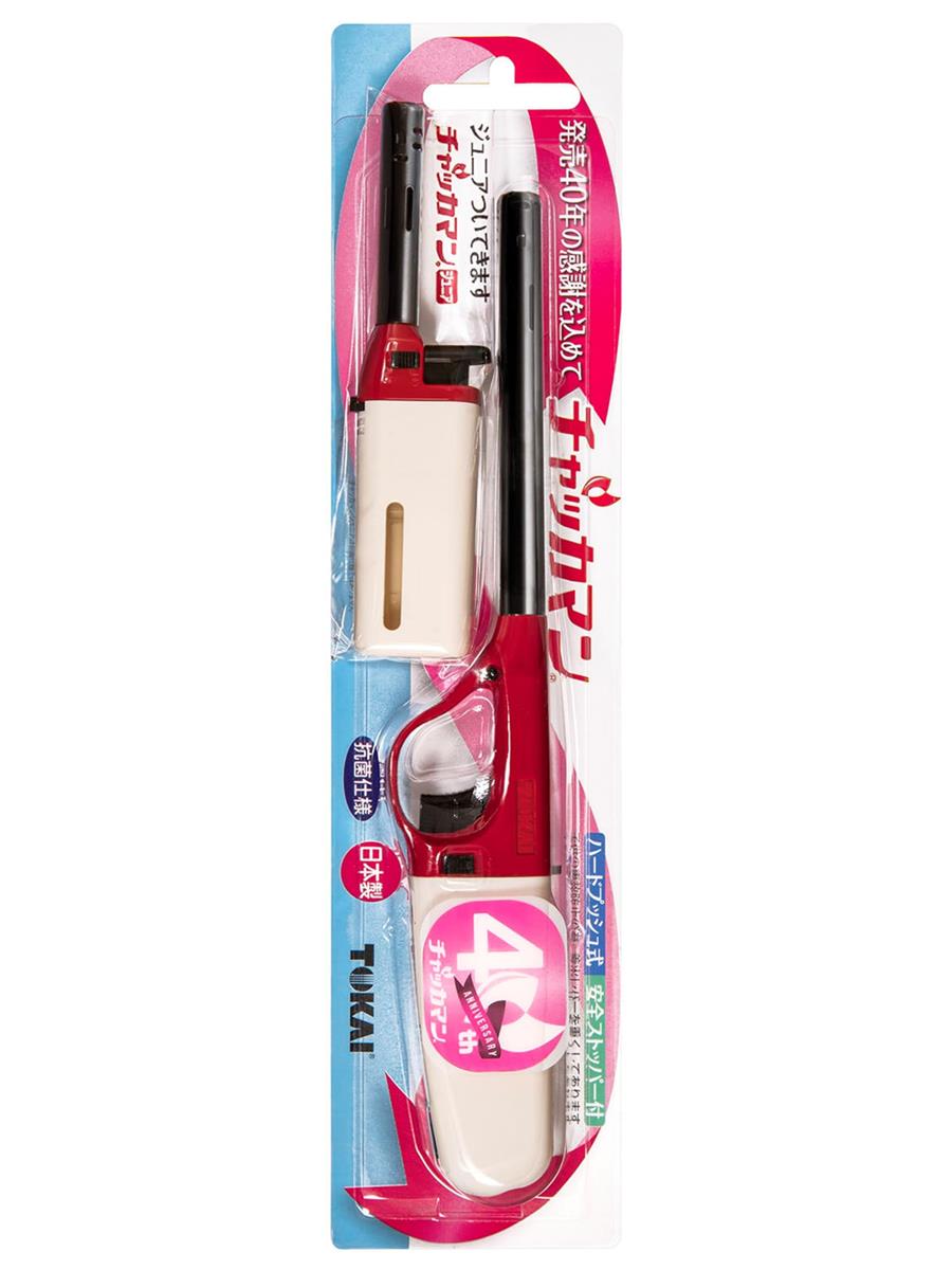 東海 チャッカマン CR ラ イター 点火棒 セット レッド/ブルー 色指定不可 チャッカマンジュニア 赤 チ..