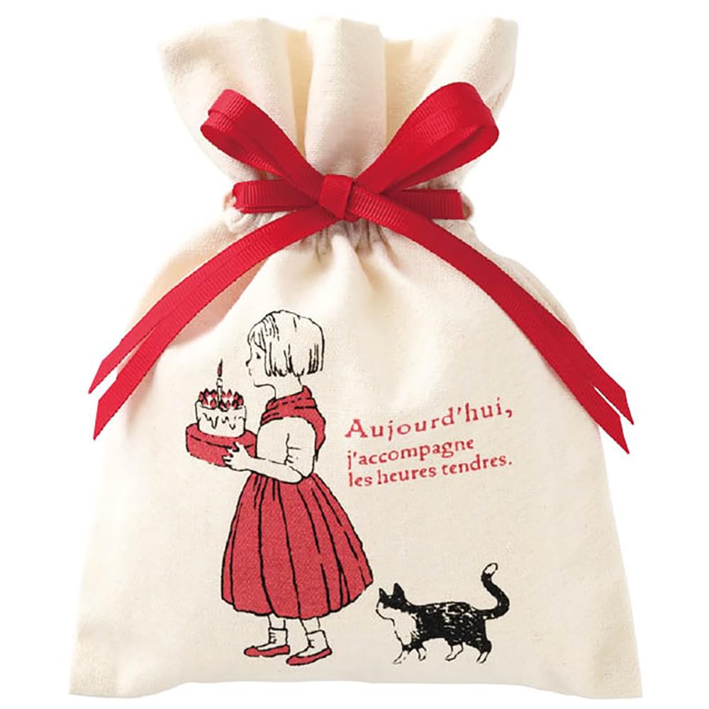 ヘッズ 巾着バッグ 15.5×21cm 10枚 レッド チャリティ キッズ 布製 HEADS CHRK-KBSS