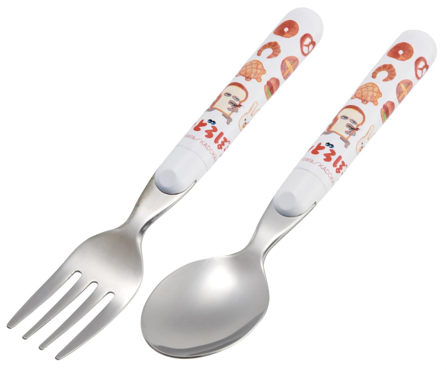 スケーター(Skater) スプーン フォーク セット カトラリ ー 食洗機対応 日本製 パンどろぼう SFR1-A