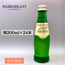 『美炭酸 カラダの中からキレイに』ナベグラヴィ 200ml×24本グラスボトル 天然炭酸水 『世界トップクラスのミネラルでナベグラヴィを体感！』鉱水重炭酸イオン スポーツ 美容 デトックス〈賞味期限3ヶ月以上〉