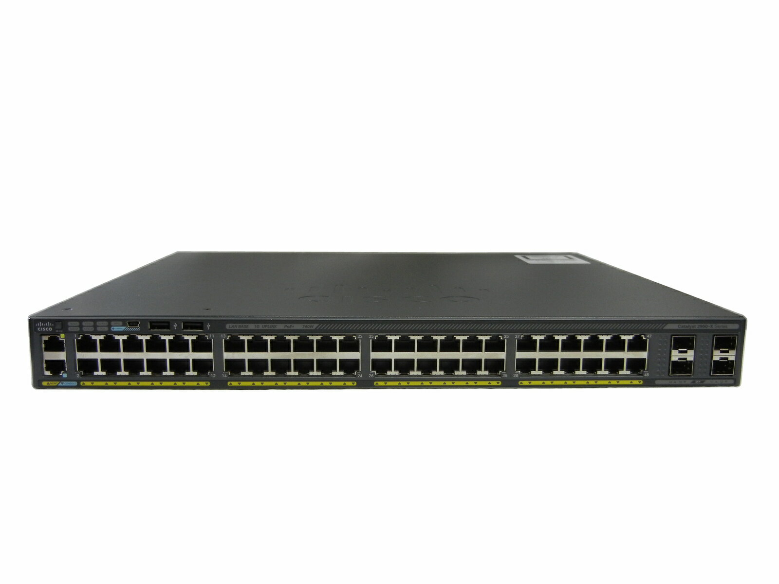 【中古】Cisco Catalyst 2960X-48FPS-L　（WS-C2960X-48FPS-L）