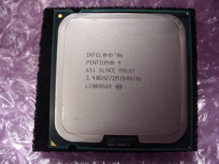 中古CPU用 Pentium4 651(3.40GHz) 3.4GHz/2M/800/LGA775 SL9KE