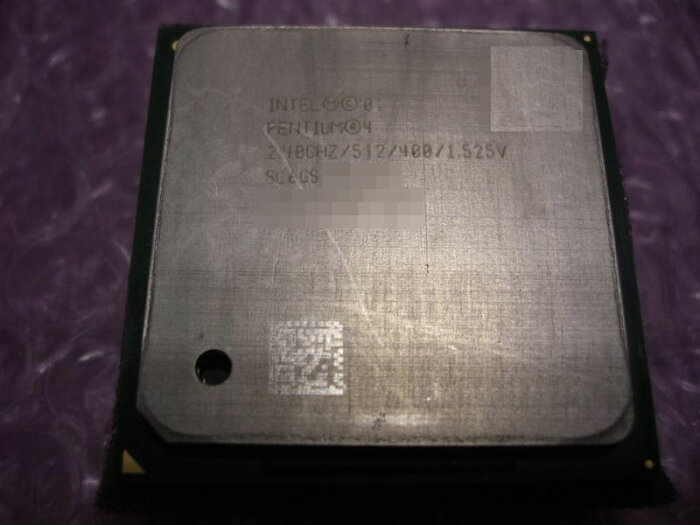 中古CPU用 Pentium4(2.4GHz) 2.4GHz/512/400/1.525V SL6GS