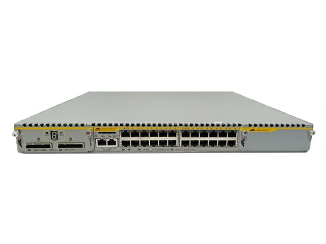 【中古】AT-x900-24XT Allied Telesis （AT-XEM-STK付き）