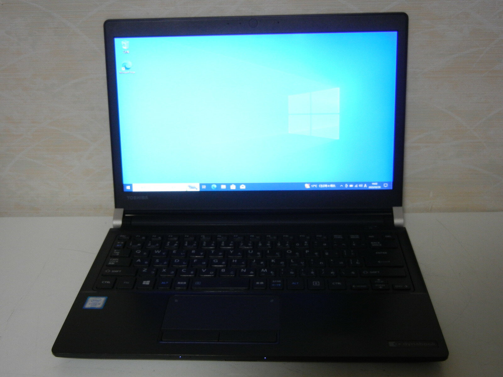 【中古】TOSHIBA DYNABOOK R73/F PR73FFA443CAD81 Core i3 6100U 2.3GHz 8GB 256G(SSD) 13.3TFT 23030329