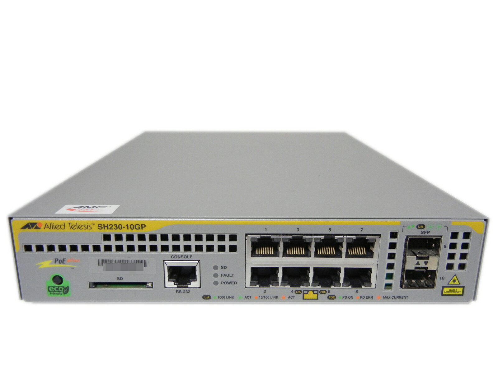【中古】AT-SH230-10GP Allied Telesis