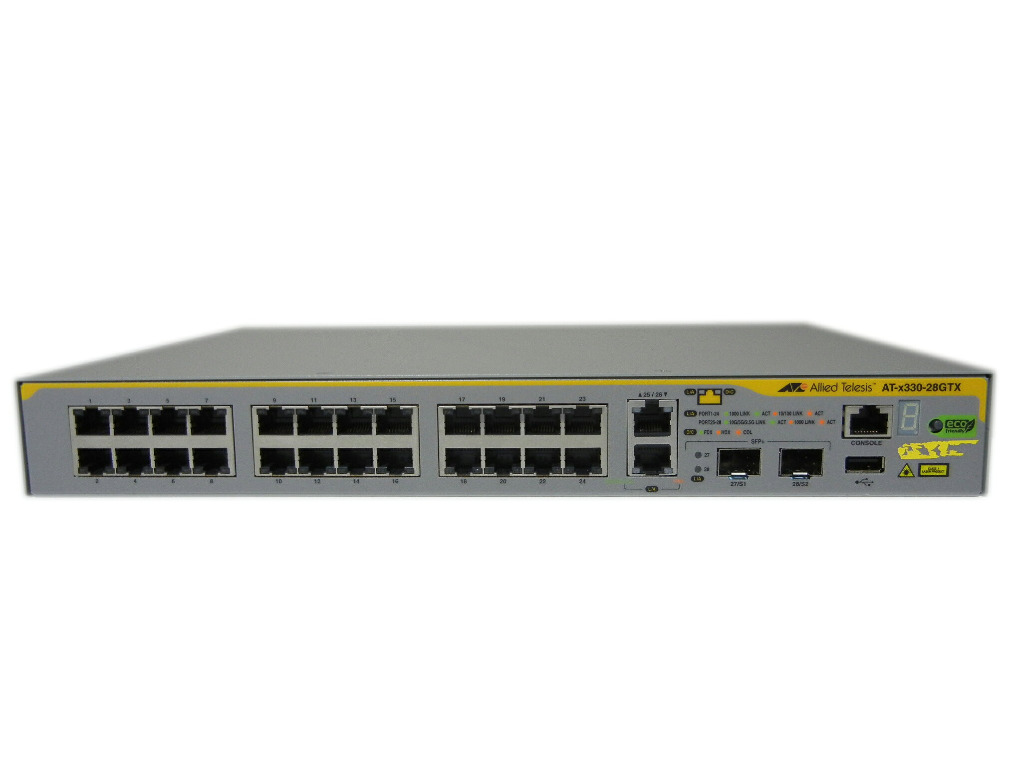 【中古】AT-x330-28GTX Allied Telesis
