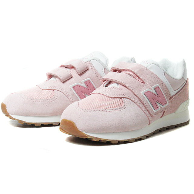 【最大1000円クーポン5/6まで】ニューバランス new balance PV574 CH1 PINK ベルクロシューズ ライフスタイル スニーカー ワイズ：W 男の子 女の子 キッズ 運動 通園 通学 靴