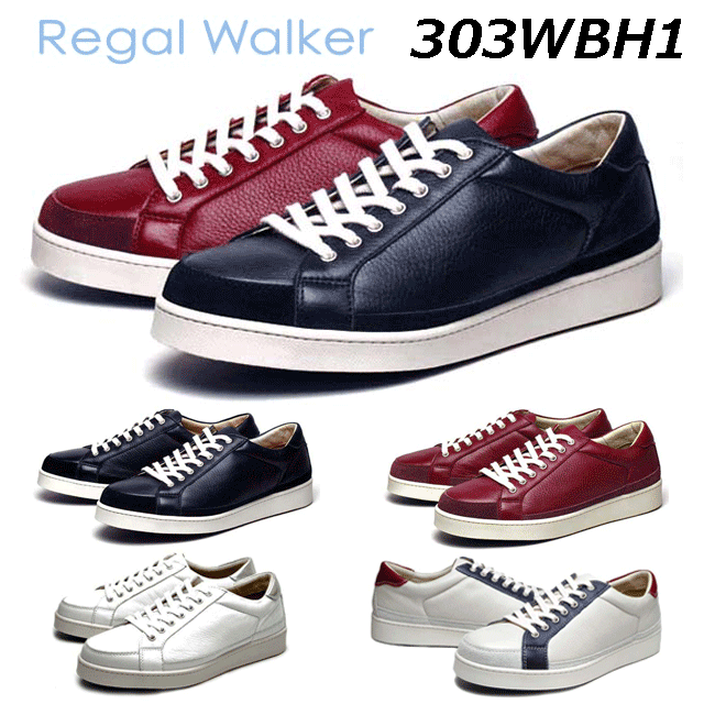 楽天SHOES　WAN楽天市場店【最大1000円クーポン5/20まで】リーガル REGAL リーガルウォーカー メンズカジュアル ディアスキン スニーカー 303W BH1 鹿革