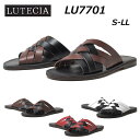 【最強翌日配送】ルーテシア LUTECIA LU7701 バイカラーメッシュサンダル メンズ 靴(4)