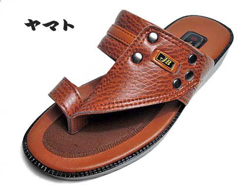 楽天SHOES　WAN楽天市場店【最大1000円クーポン5/20まで】ヤマトサンダル　デラックス　滑り止め中敷き　ベンハーサンダル　金茶【メンズ・靴】