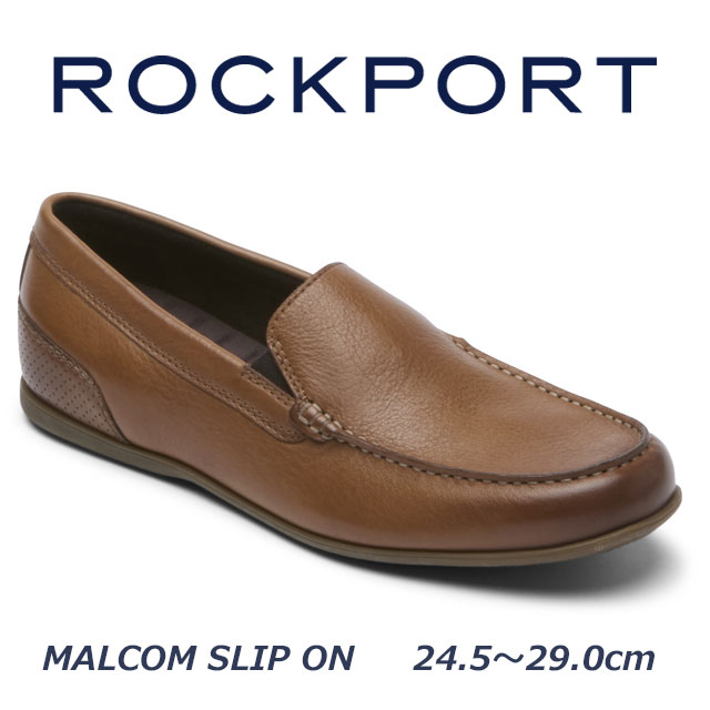 【最大1000円クーポン5/20まで】ロックポート ROCKPORT CJ2276 マルコム スリッポン ドライビングデザインシューズ ビジネス 旅行 衝撃吸収 メンズ 靴