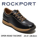 楽天SHOES　WAN楽天市場店【P5倍!マラソン期間中】ロックポート ROCKPORT ML0001 オープンロード タコニック ブラックバーニッシュ カジュアルスタイル ウォーキングシューズ ビジネス 旅行 メンズ 靴