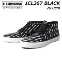 【P5倍 3/30限定】コンバース CONVERSE 1CL267 ブラック 28.0cm シェブロン＆スター ボードスター SK MID スニーカー メンズ 靴 返品交換不可