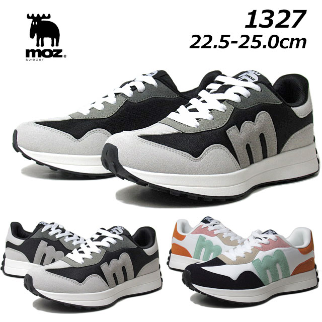楽天SHOES WAN楽天市場店【お得なクーポン配布中7/2まで】モズ moz MZ-1327AR 3E ランニングスタイル スニーカー レディース 靴