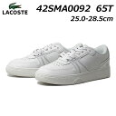 ラコステ レザースニーカー メンズ 【最大1000円クーポン5/6まで】ラコステ LACOSTE 42SMA0092 L001 0321 1 SMA レザースニーカー メンズ 靴