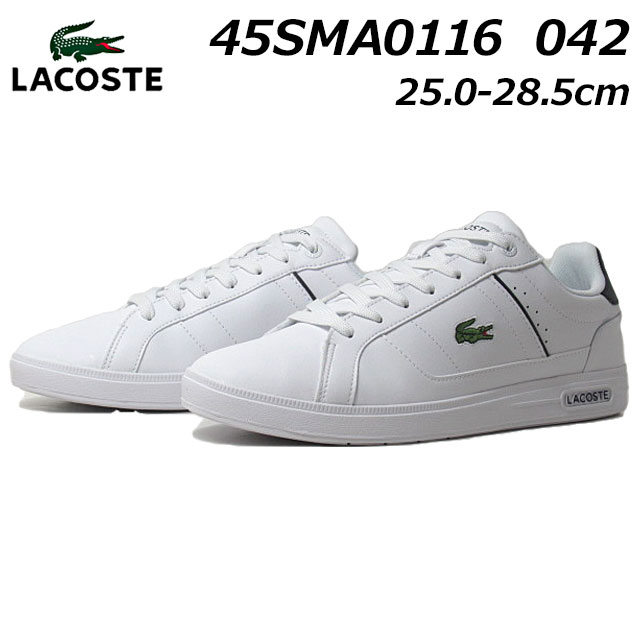 ラコステ スニーカー メンズ 【最大1000円クーポン5/20まで】ラコステ LACOSTE 45SMA0116 EUROPA PRO 123 1 SMA レザースニーカー メンズ 靴