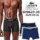 【最強翌日配送】ラコステ LACOSTE 5H9623-10 マイクロファイバートランクショーツ3パック メンズ 下着《返品・交換不可》