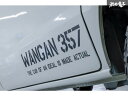 WANGAN357 オリジナル ステッカー 2枚セット 大サイズ:50.5cm×12cm マットブラック 黒 汎用タイプ エブリィ バン ワゴン