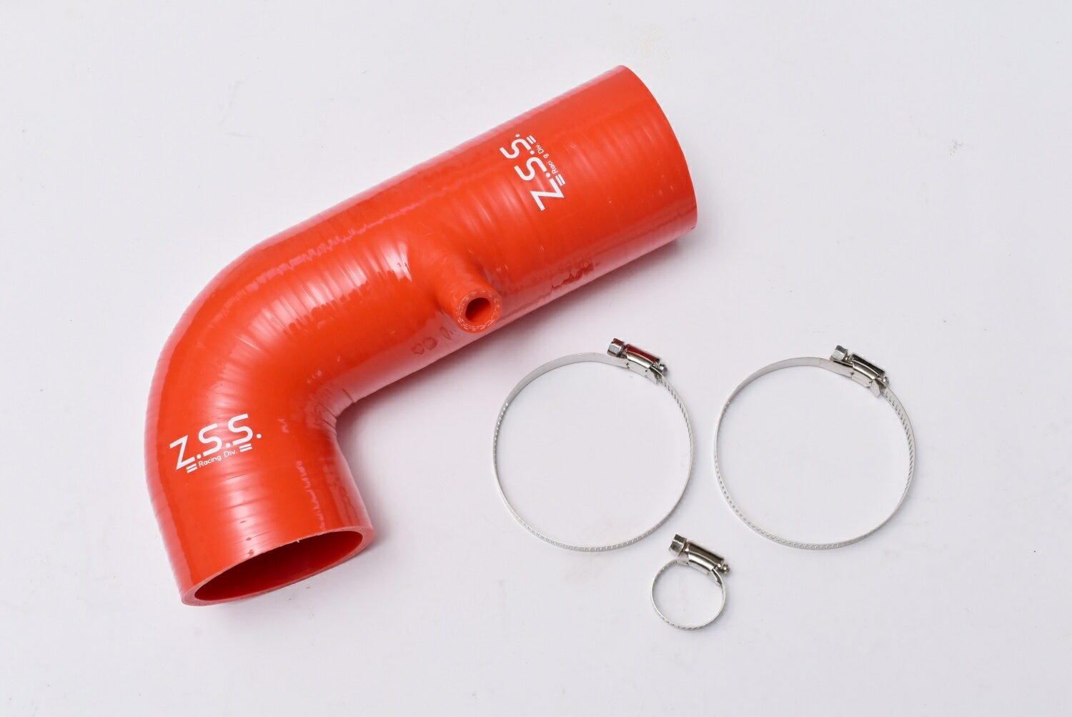 Z.S.S. ZN6 ZC6 86 BRZ ハチロク インテークホース 赤 レッド ターボ FA20 AT MT シリコンホース 1本 バンド付 ZSS