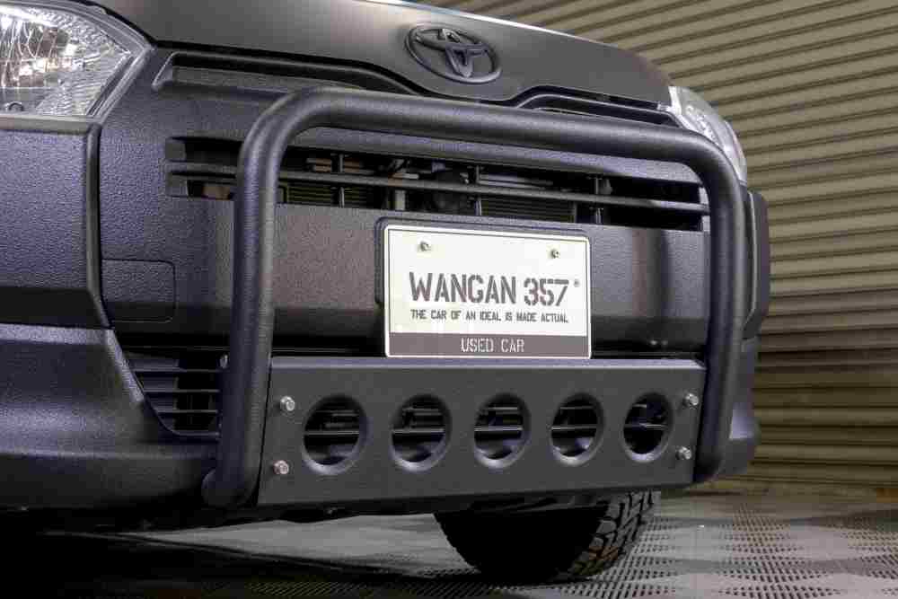 WANGAN357 フロントグリルガード グリルバー NCP160 NCP165 プロボックス サクシード プロテクター ラプター塗装 2