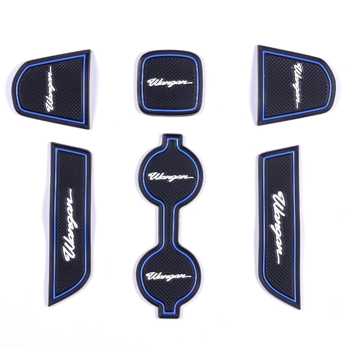 湾岸 ZD BRZ ラバーマット 青 ブルー 内装 ドリンクホルダー ポケットラバーマット BLUE wangan ワンガン
