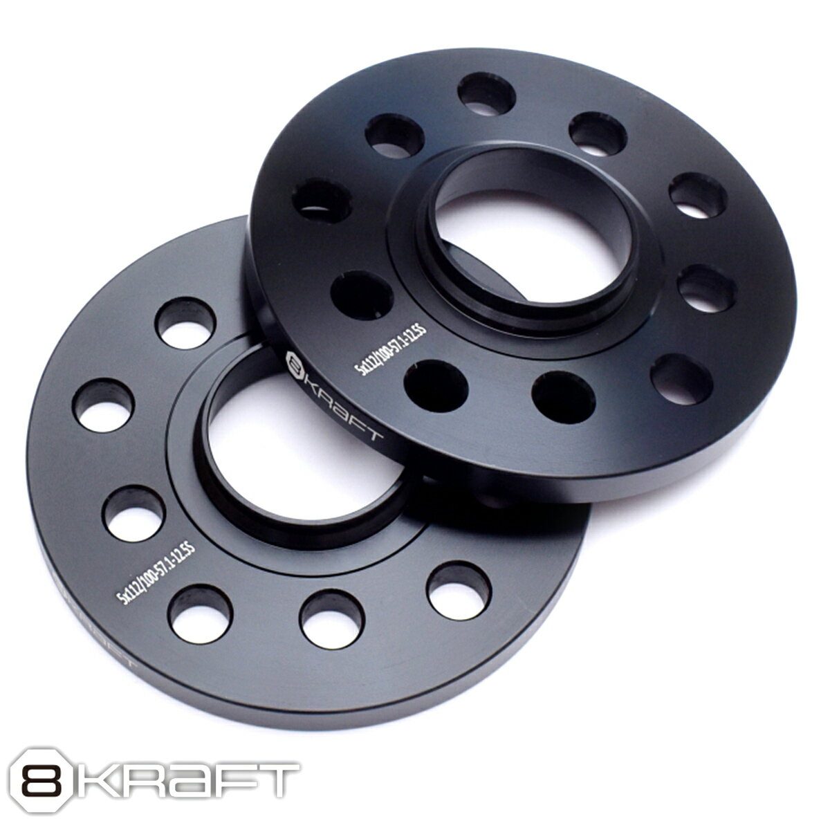8KRAFT VW ザ・ビートル ハブ付 スペーサー 12.5mm 5H-100/112 φ57.1 ワイトレ PCD100/112 5穴 ハブ径 φ57.1 ワイドトレッド