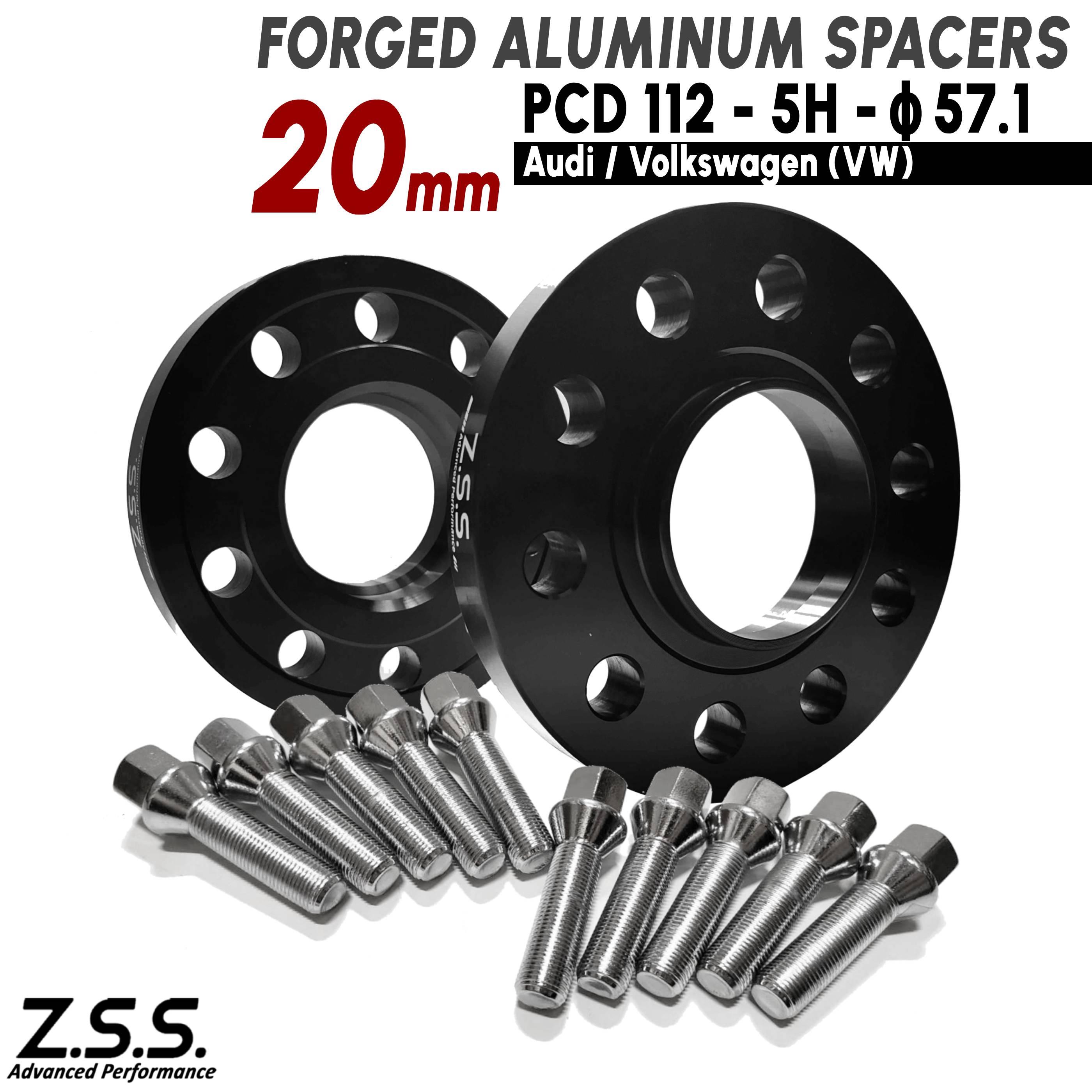 【セール】 Z.S.S. AP アウディ A3 8Y 8V 8P スポーツバック 3AA-GYDLA 3BA-GYDNNF 社外ホイール用 ボルト 20mm スペーサー 5x112 57.1φ