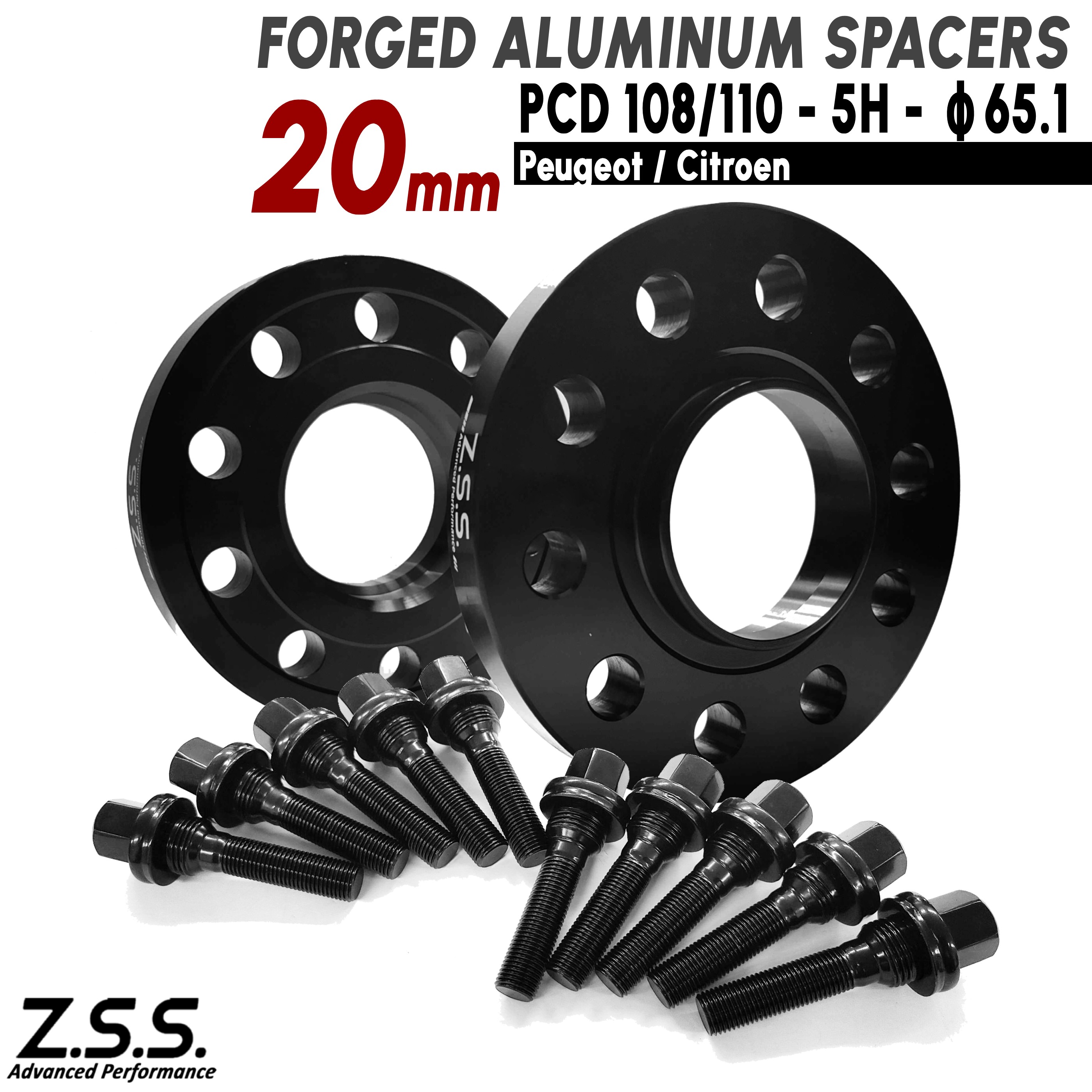 Z.S.S. AP 20mm PCD108 5 5x108 ϥַ 65.1 磻ɥȥåɥڡ ڡ ץ硼 ȥ...