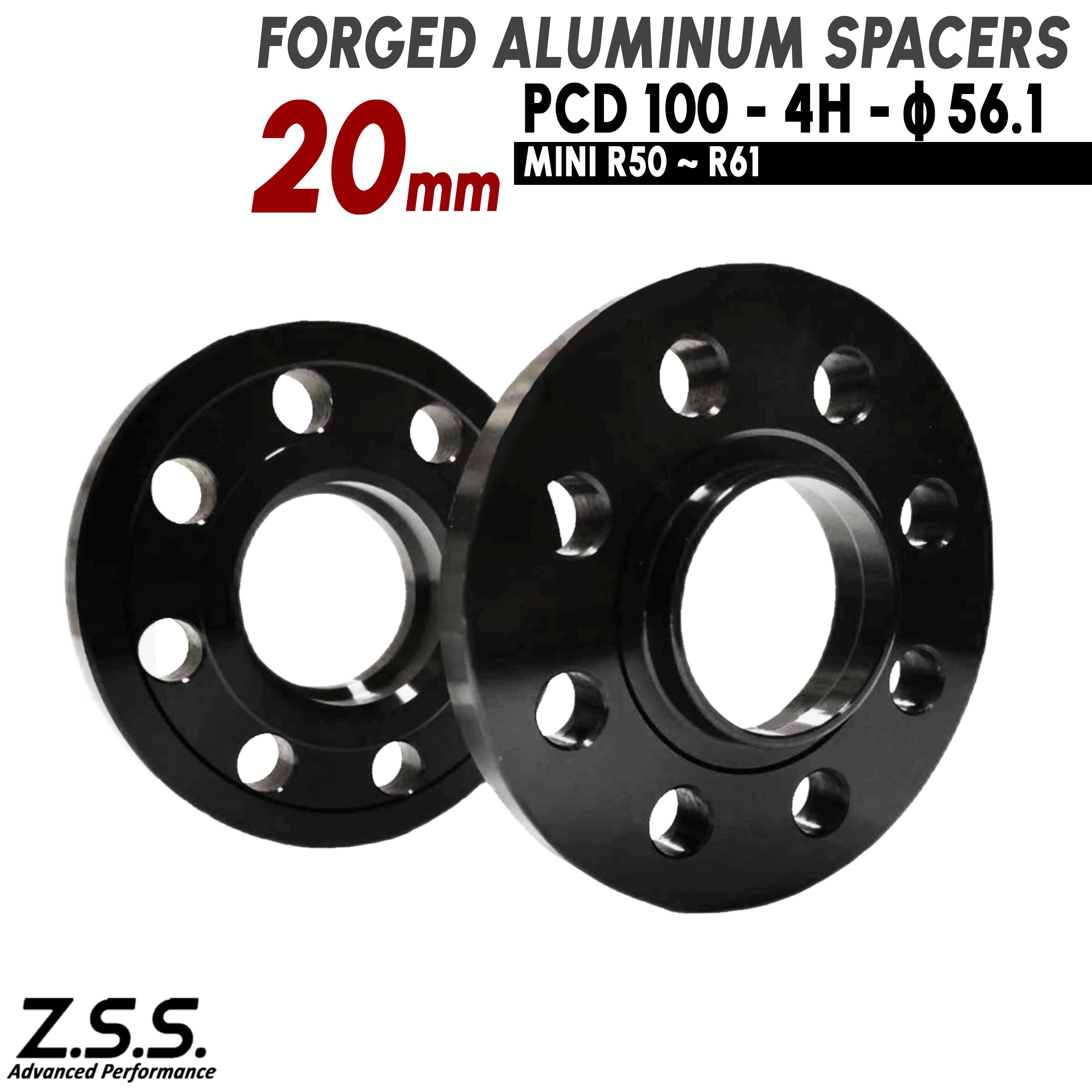 Z.S.S. AP 20mm PCD100 4穴 4x100 ハブ径 56.1φ ワイドトレッドスペーサー スペーサー ミニ クーパー クラブマン MINI COOPER CLUBMAN ワイトレ ZSS