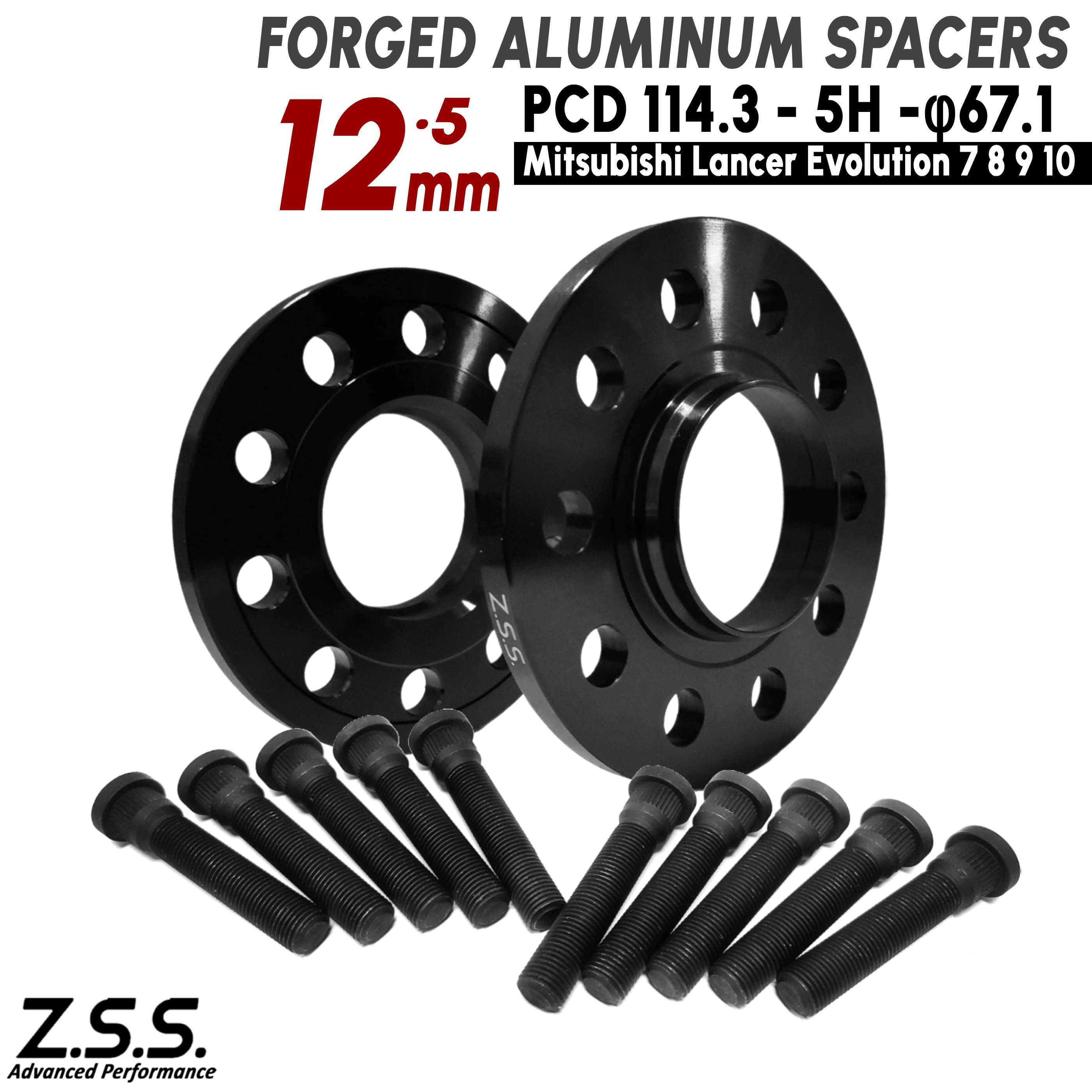 Z.S.S. AP 【 純正交換用ハブボルト付き】三菱 エクリプス クロス Eclipse Cross 17~現行 GK1W GK2W GK3W 12mm スペーサー PCD114.3 67.1φ