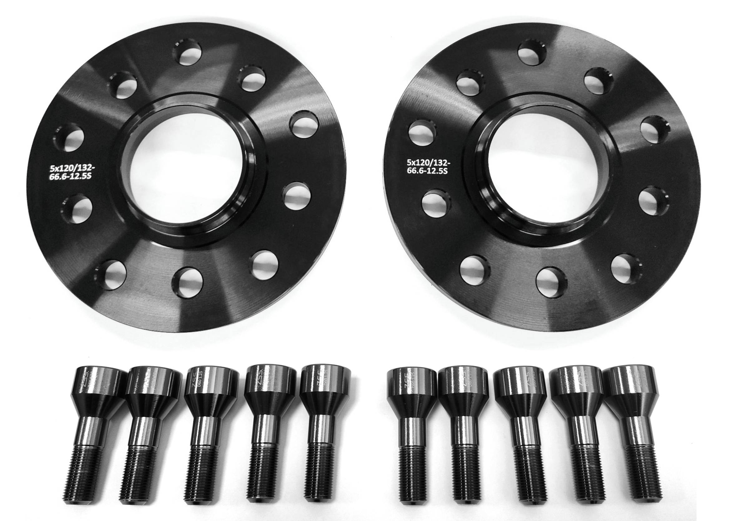 Z.S.S. AP 【チタン風ボルト付き】 XM BMW G09 (2024~) 3LA-22CS44 厚み 12mm PCD120 5穴 5x120 ハブ径 66.6φ スペーサー ワイトレ ZSS
