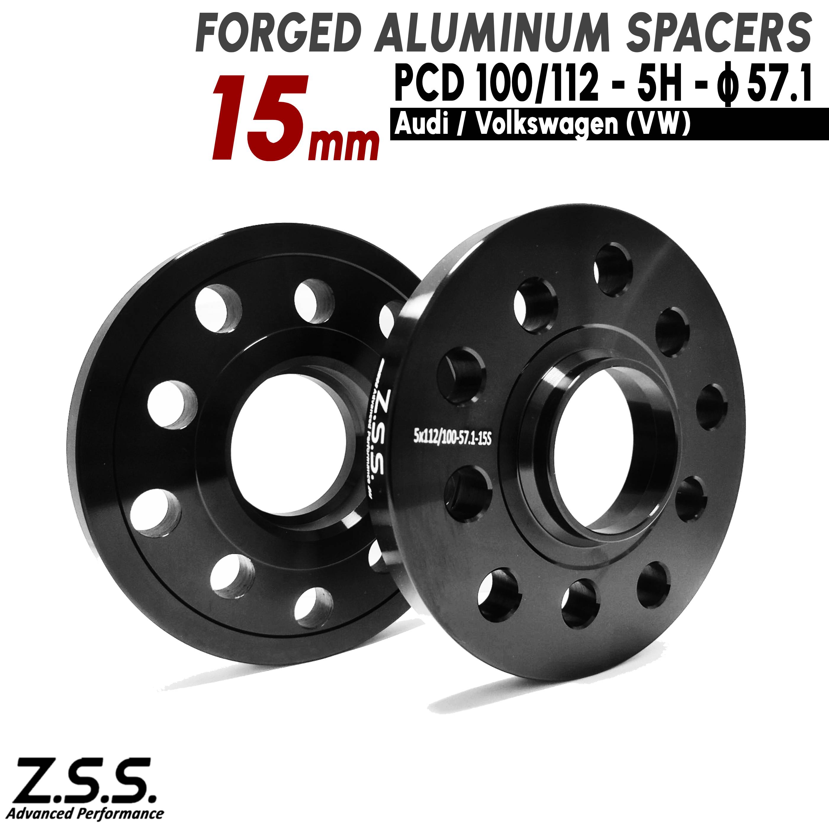 Rakuten - Z.S.S. AP アウディ AUDI S1 クワトロ リミテッドエディション ABA-8XCWZF 厚み15mm スペーサー PCD100 5穴 5x100 ハブ径57.1φ Quattro